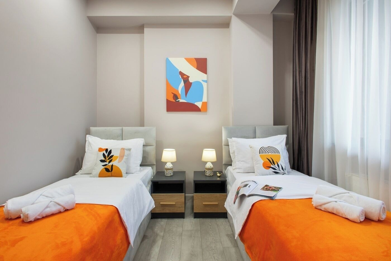 Bedroom 2, Apart-Hotel on King Pap Street 26-4, Yerevan