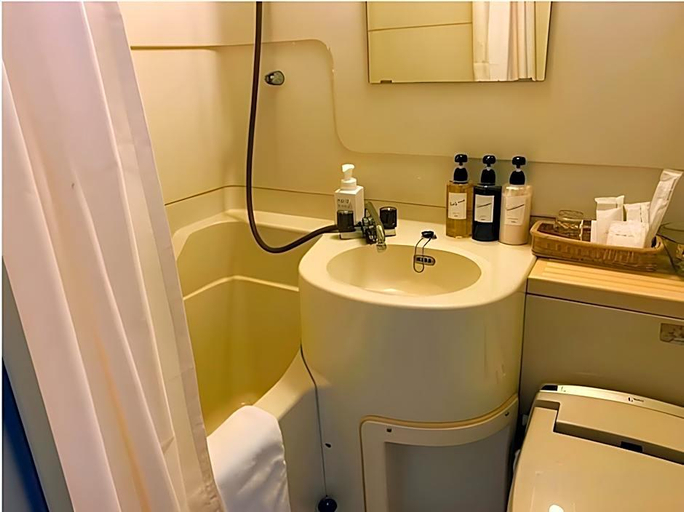 Bathroom 4, Isohara Seaside Hotel, Kitaibaraki