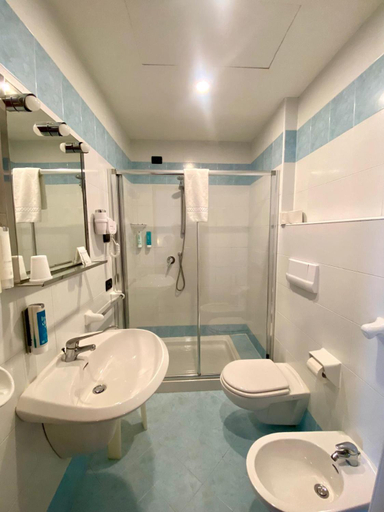 Bathroom, Hotel Meridiana, Brescia