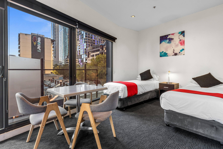Bedroom 5, Comfort Apartments on Elizabeth, Melbourne