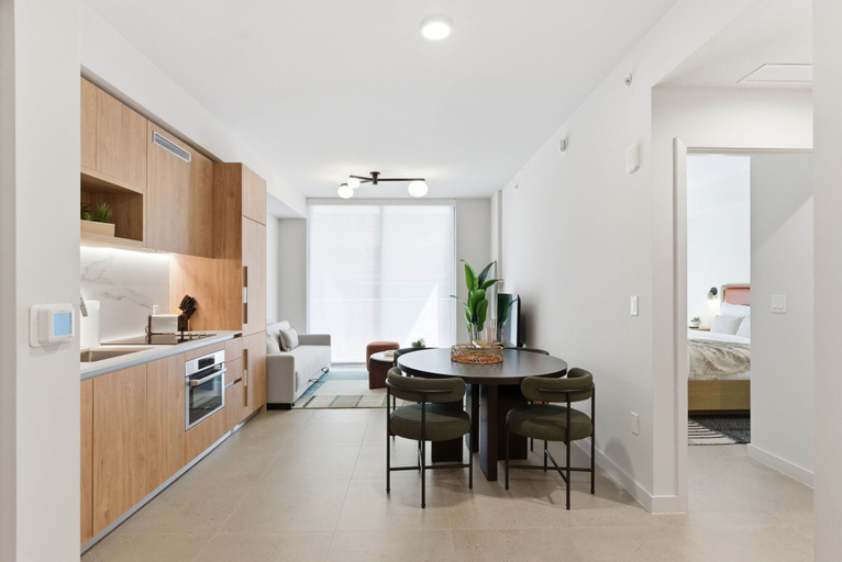 In-room dining, Miami 1BR Getaway for 4 Guests at The Crosby, Miami-Dade