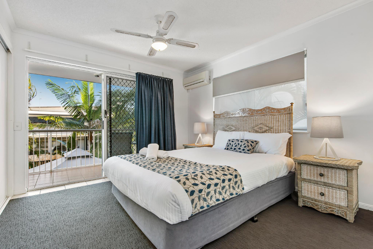 Bedroom 3, Dockside Holiday Apartments, Maroochy - Mooloolaba