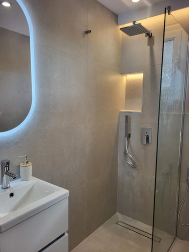 Bathroom 3, Asprokavos Beach Apartment, Ionian Islands
