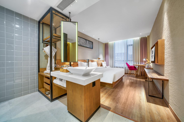 Bathroom 4, 杭州忆栖生态艺术酒店西溪湿地店, Hangzhou