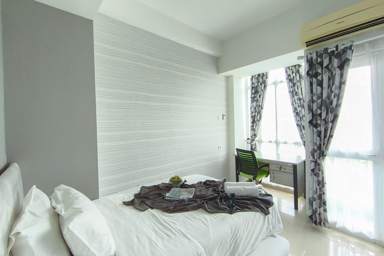 Bedroom 4, Comfortable Gray Studio Room at Apartment Taman Melati Jatinangor By Travelio, Sumedang