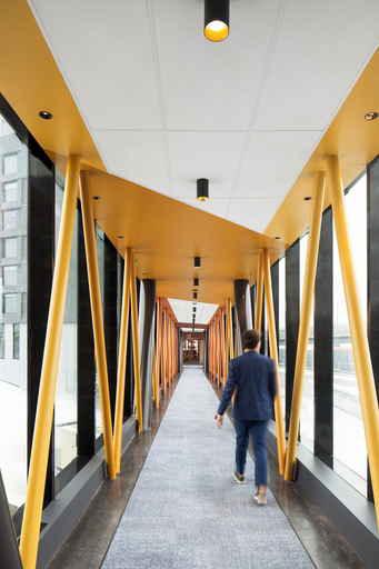 Interior entrance