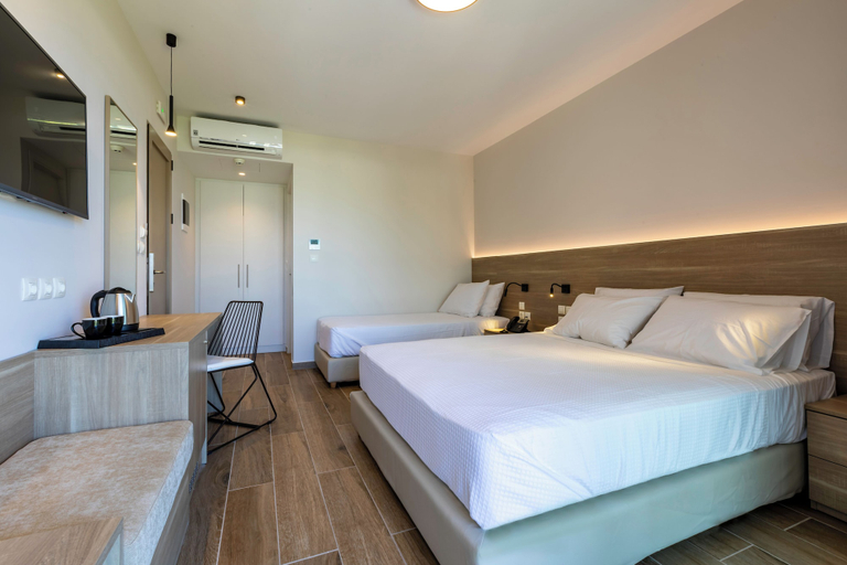 Bedroom 3, White Olive Premium Lindos - All Inclusive, South Aegean