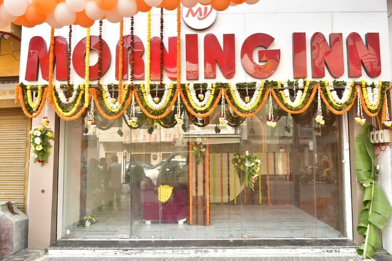 Exterior detail, hotel MorningInn, Kaushambi