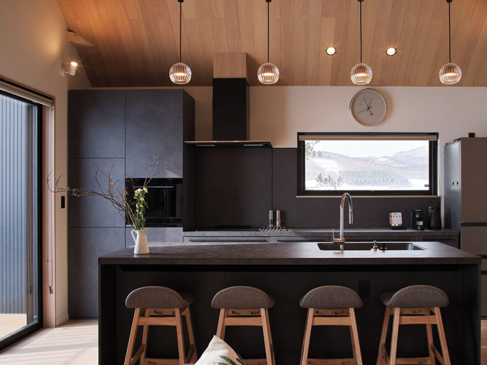 Private kitchen 4, Villa Matsu by H2 Life, Nakafurano
