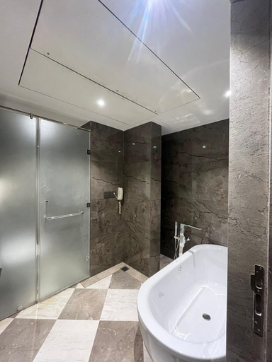 Bathroom 4, Palm Springs Resort, Nashik
