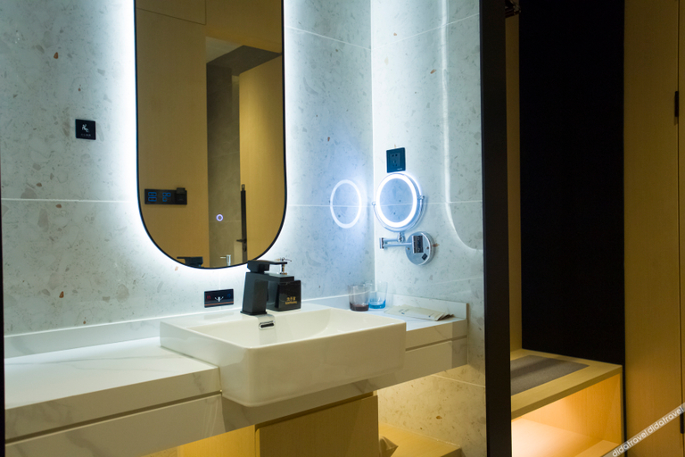 Bathroom 3, Fuji International Hotel Zhangbei Qingming Street, Zhangjiakou