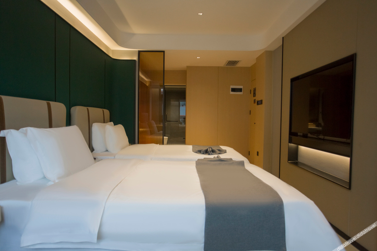 Bedroom 2, Fuji International Hotel Zhangbei Qingming Street, Zhangjiakou