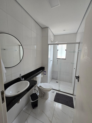 Bathroom 5, Sapucaia Flat - Apart Hotel, Santa Rita do Ibitipoca