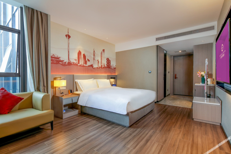 Bedroom 2, シャンシュイSホテル(), Chengdu