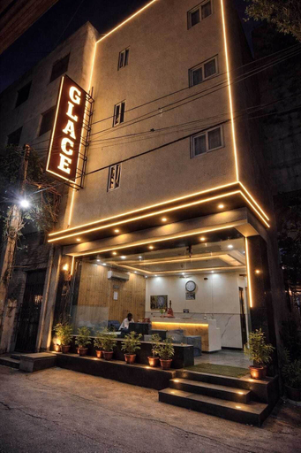 Exterior detail, HOTEL GLACE, Delhi