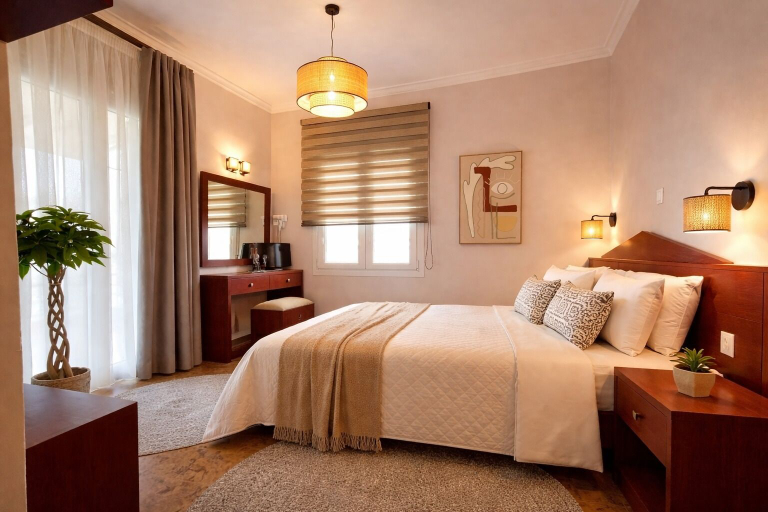 Bedroom 3, Semiramis Hotel, South Aegean