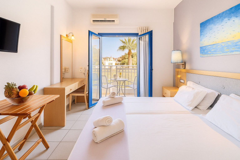Bedroom 2, Sergiani Garden, Crete