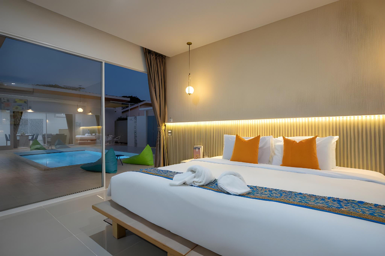 Bedroom 3, Andaman Sea Best Pool Access Room and Villa , Pulau Phuket