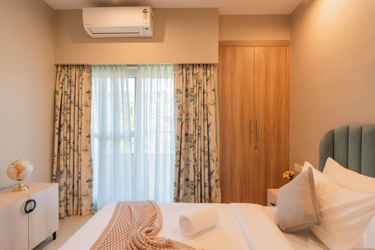 Room 4, Alaya Stays 3BHK Veera Marina Penthouse, North Goa