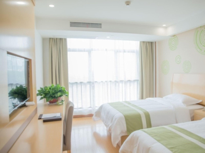 Bedroom 2, GreenTree Inn Jiujiang Development Zone Changjiang Avenue, Jiujiang