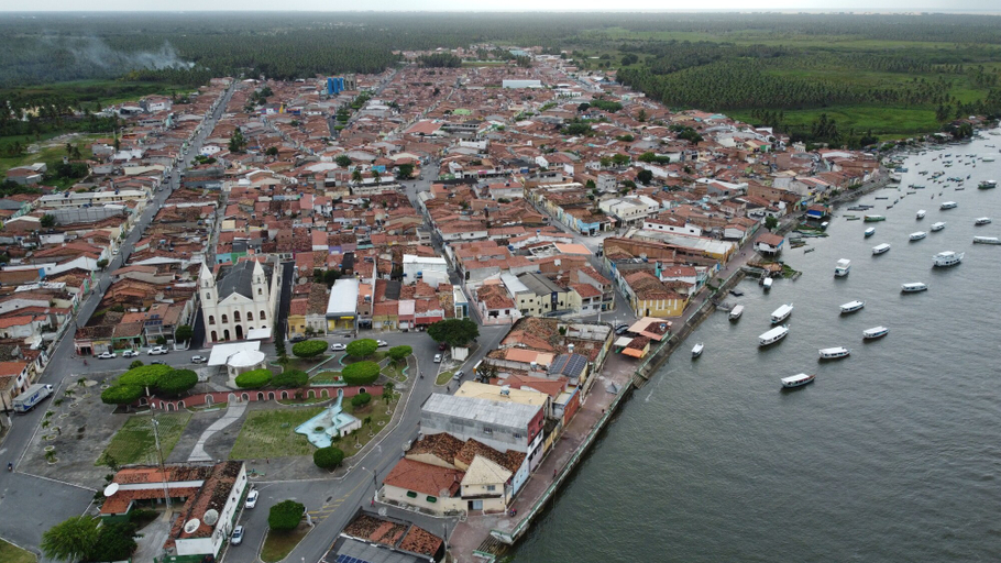 Aerial view, Pousada O leão, Piaçabuçu
