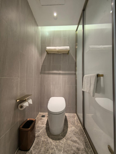 Bathroom 3, Manxin Hotel Linyi Yimeng Road New Langya Scenic Area, Linyi