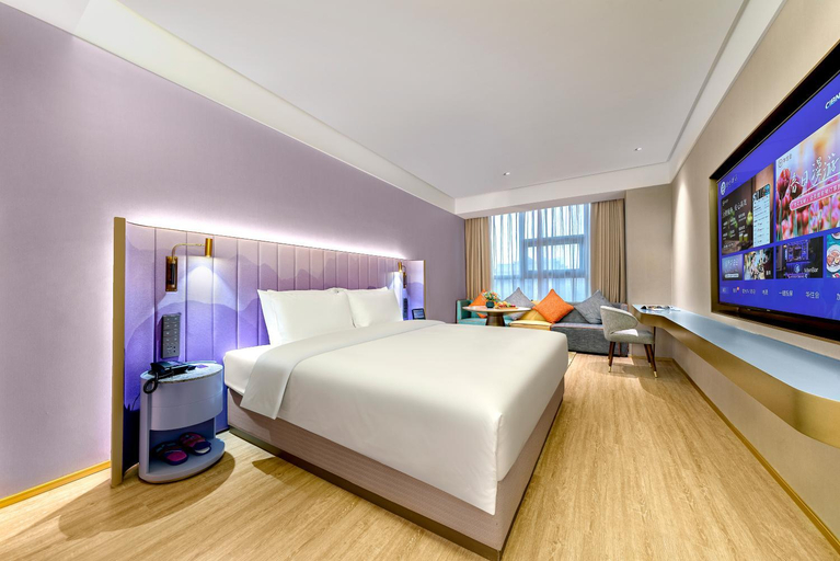 Bedroom 2, Manxin Hotel Linyi Yimeng Road New Langya Scenic Area, Linyi