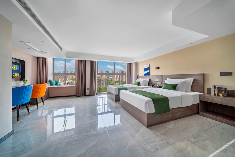 Bedroom 2, Immersing Hotels& Resort Chongqing University Town, Chongqing