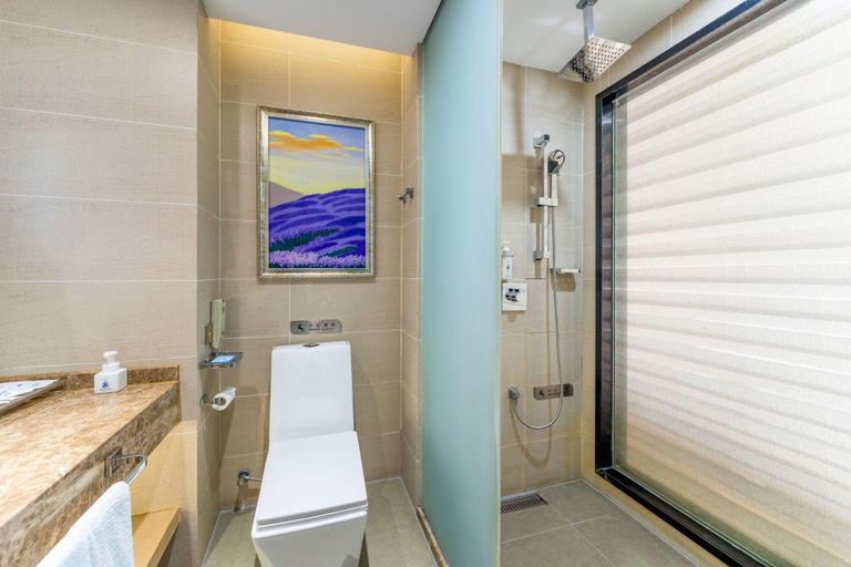 Bathroom 4, Lavande Hotel Leshan High-Speed Rail Station Wanda Plaza Branch, Leshan