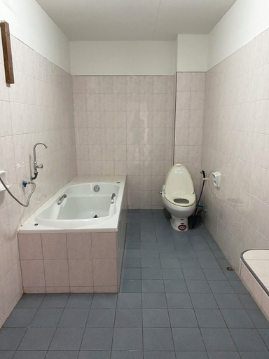 Bathroom, only fan guesthouse, Pathiu