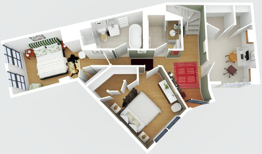 Room 3, A Gentle Riverside Charm 2 Bedroom Mews House, London