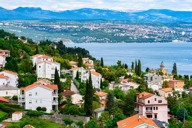Aerial view 3, Hillside Villa Kvarner: Pool & Sea View, Opatija/Veprinac