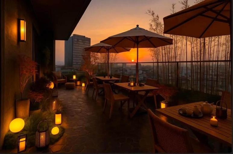 Outdoor dining 4, Chongqing Xanadu Moon Hotel, Suzhou