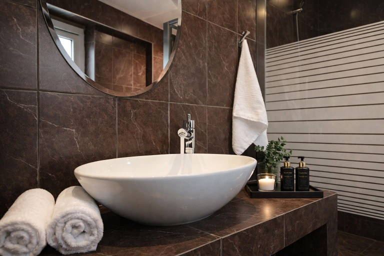 Bathroom 4, Athens Lotus Hotel, Attica