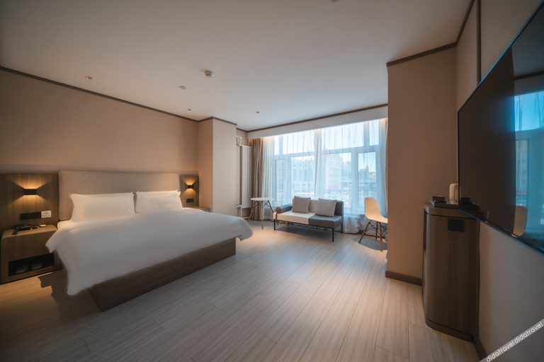 Bedroom 2, Hanting Hotel Mudanjiang Railway Station, Mudanjiang
