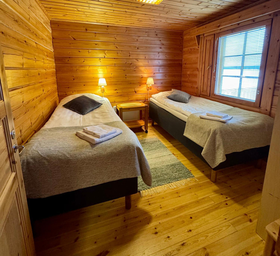 Bedroom 3, Lentiira Holiday Village, Kainuu