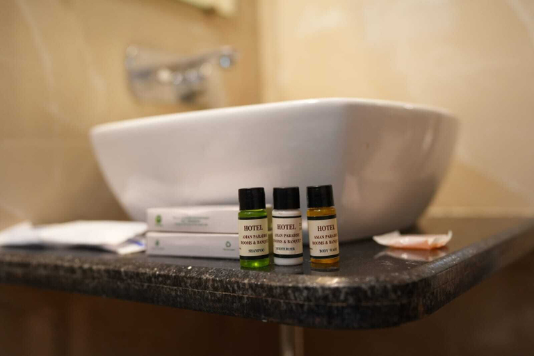 Bathroom amenities, Hotel Aman Paradise, Kanpur Nagar