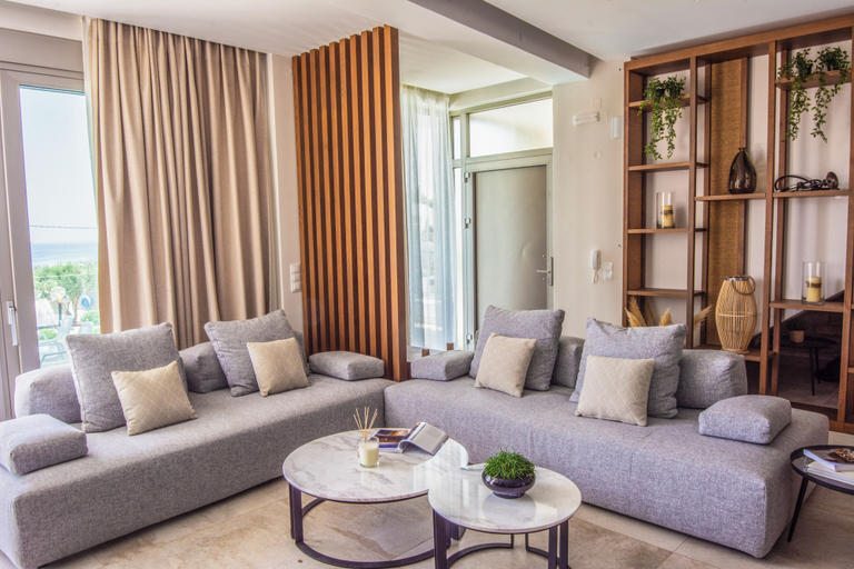 Living area 3, Made of blue luxury souites collection, Crete