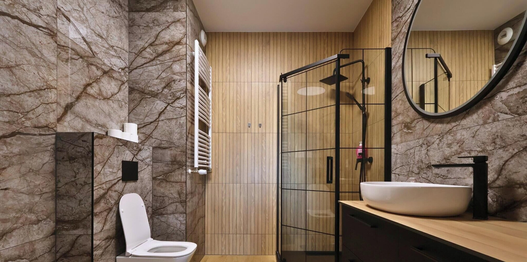 Bathroom 2, Apartament KWIATKOWSKIEGO, Rzeszów