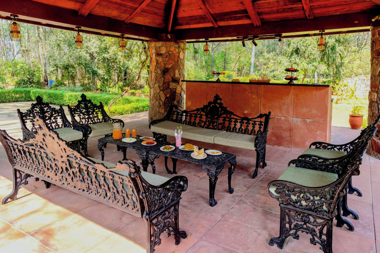 Terrace/patio 5, ELIVAAS The Aravalli Reserve Lotus Villa, Faridabad
