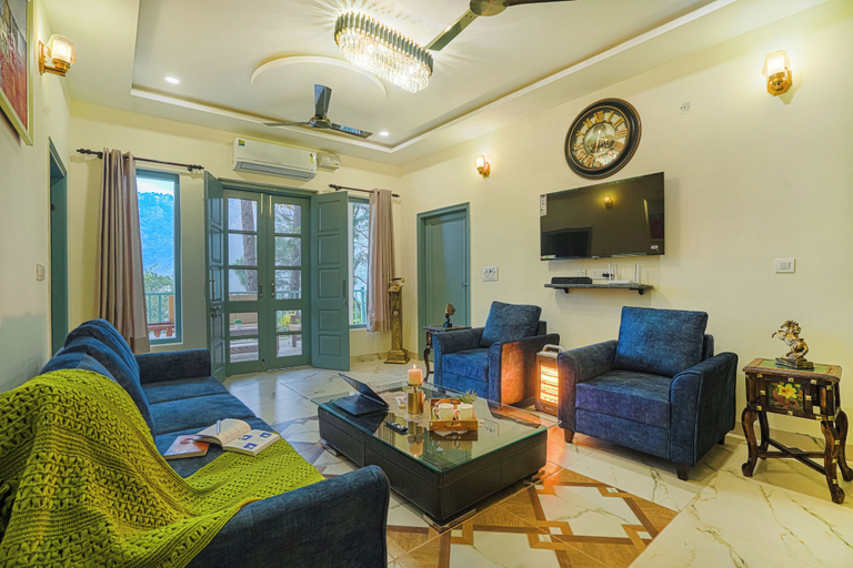 Living area 2, Villa Bliss By Ravi And Jazz, Solan