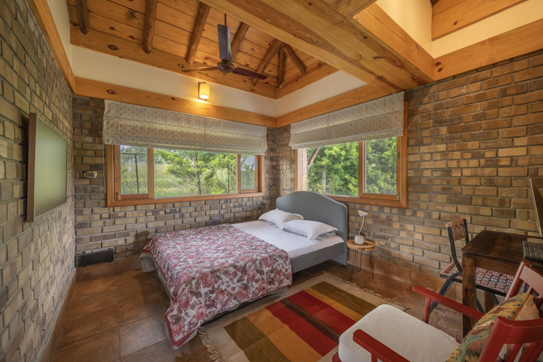 Bedroom 3, Echor Hill Farm Cottages Palampur, Kangra
