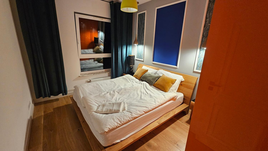 Bedroom 2, River Tower 14th Floor Luxury, Kler Design, City and Nature View, Bydgoszcz City