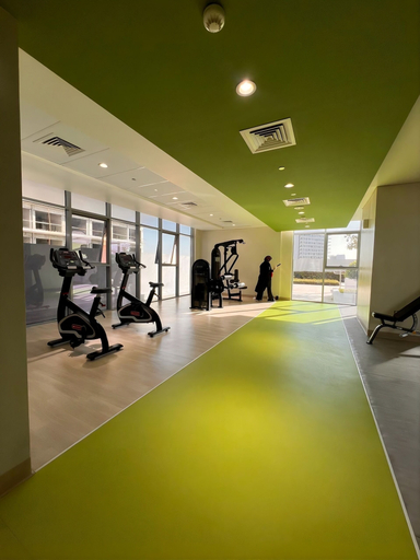 Fitness facility 4, Walk to Metro l Modern w 1BR & 2 Baths, Dubai