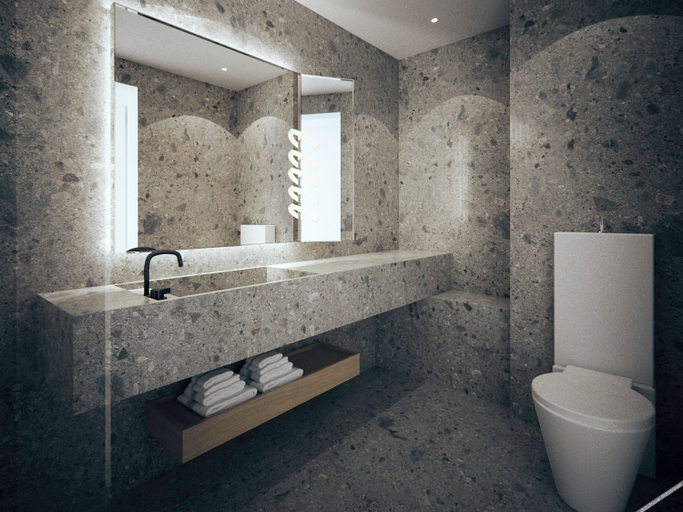 Bathroom 3, Mondrian Hong Kong, Kowloon