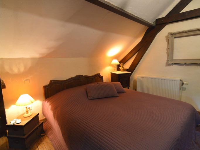 Bedroom 2, Quaint Holiday Home in Bievre with Terrace, Namur