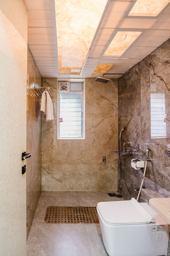 Bathroom 2, Alaya Stays Moonstone meadows With Pool, Pune