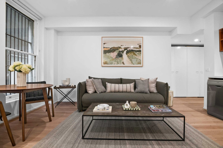 Living room 2, Heritage City Stay in Historic Building, Melbourne