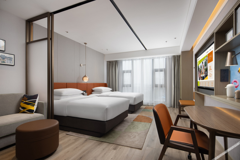 Bedroom 2, Home2 Suites by Hilton Wuxi Huishan, Wuxi