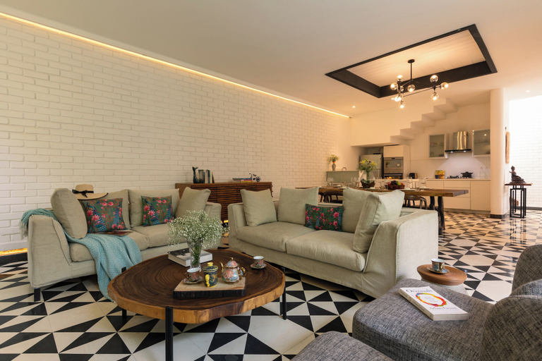 Living area 3, TBK VILLA VAGATOR 05, North Goa